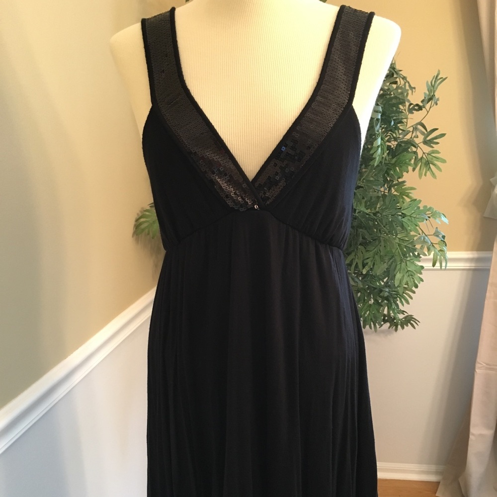 Sequins black dress